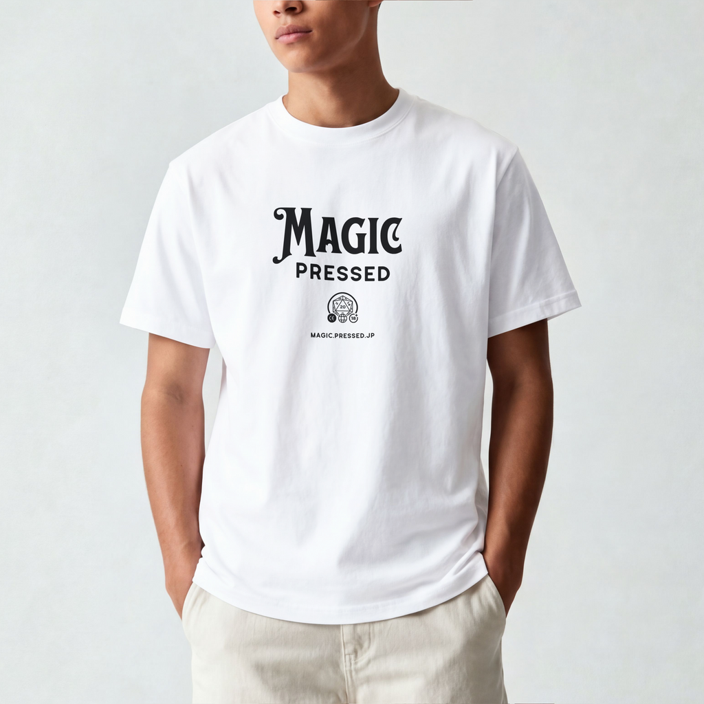マジックプレスト - ロゴタイプ ブランド Tシャツ